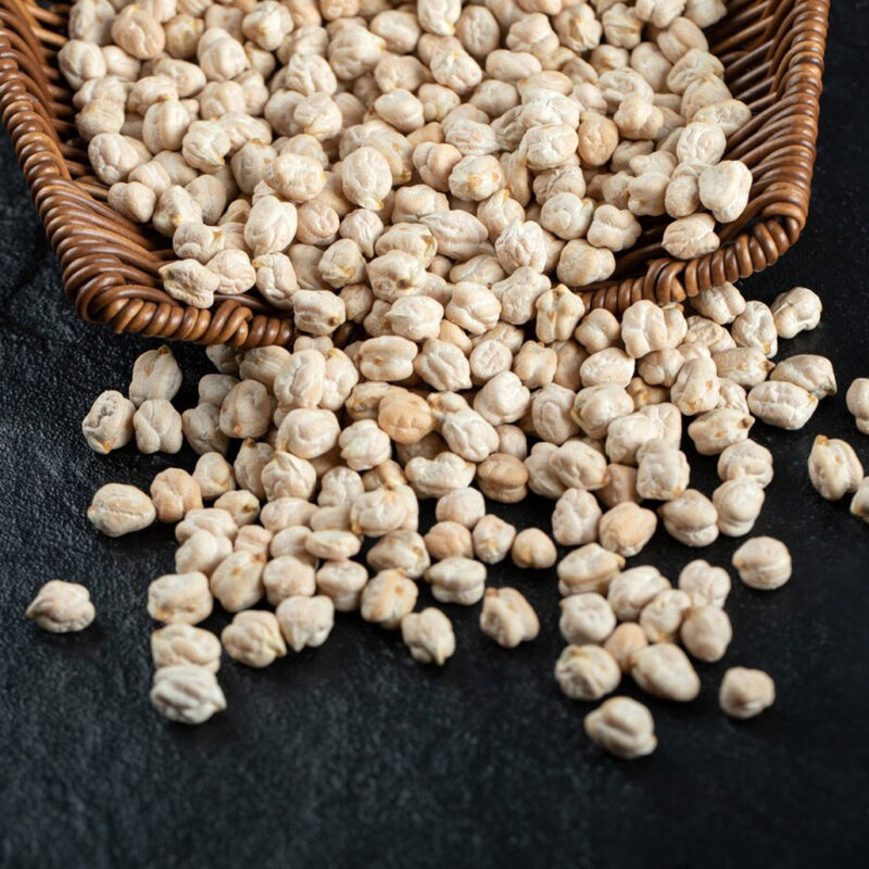 White Chickpea 8 to 9mm (Safaid Channa)